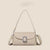 Classy Wardrobe Imported PU Leather Sling Bag – Beige 9"x6", Elegant Crossbody, Showroom Surplus Quality