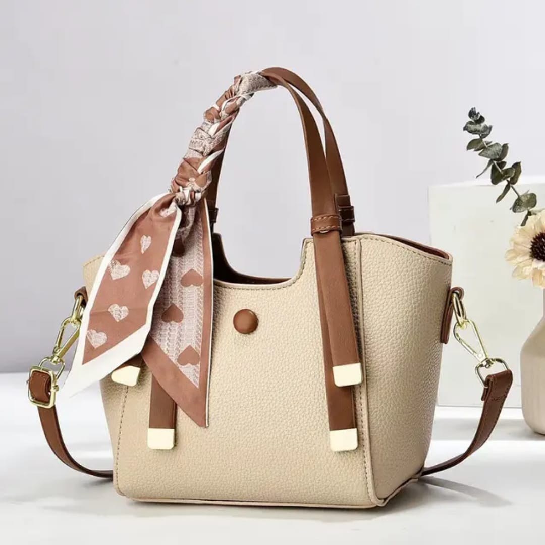 Classy Wardrobe Premium PU Leather Handbag – Elegant Shoulder &amp; Office Tote