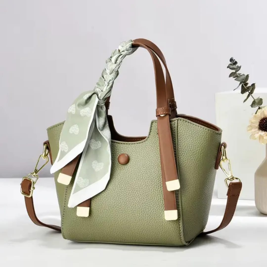 Classy Wardrobe Premium PU Leather Handbag – Elegant Shoulder &amp; Office Tote