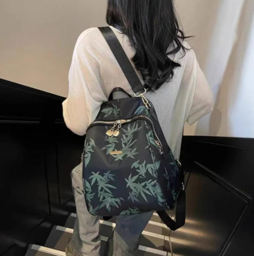 Classy Wardrobe Premium Black PU Leather Backpack – Stylish &amp; Spacious Design for Office, College &amp; Daily Use