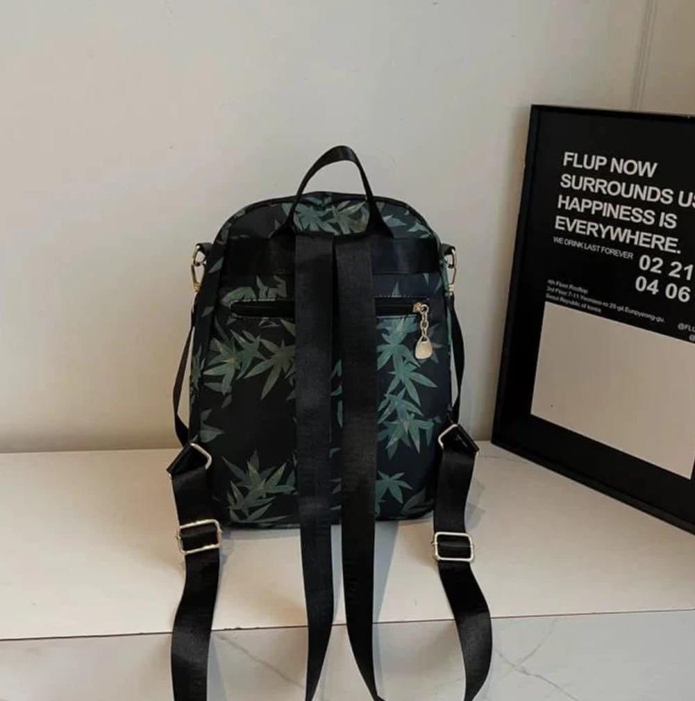 Classy Wardrobe Premium Black PU Leather Backpack – Stylish & Spacious Design for Office, College & Daily Use