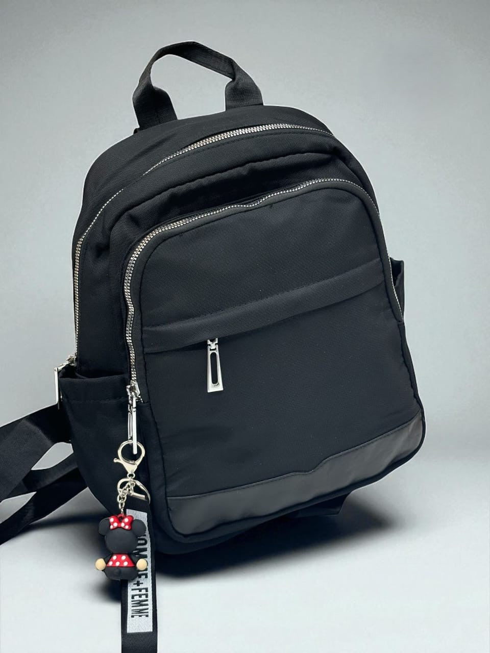 Classy Wardrobe Imported Black Backpack – Multi-Pocket Satin Finish | Office, Market &amp; Daily Use