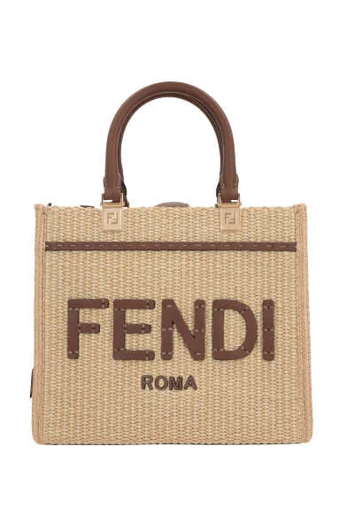 Classy Wardrobe Fendi Style Canvas Leather Hand Bag – Premium Showroom Surplus