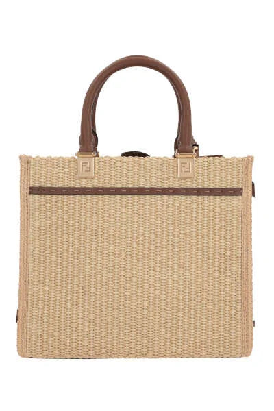 Classy Wardrobe Fendi Style Canvas Leather Hand Bag – Premium Showroom Surplus