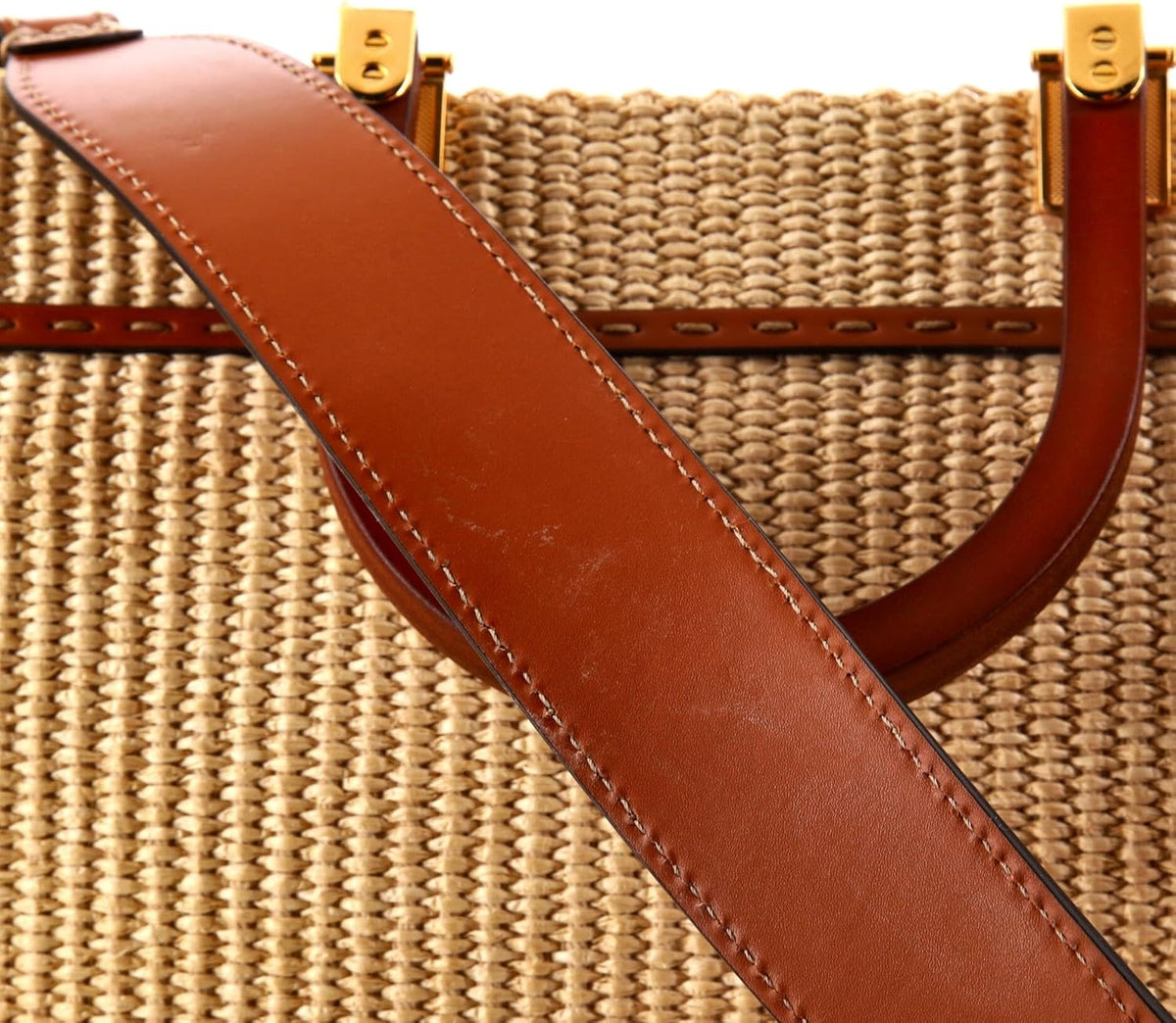 Classy Wardrobe Fendi Style Canvas Leather Hand Bag – Premium Showroom Surplus