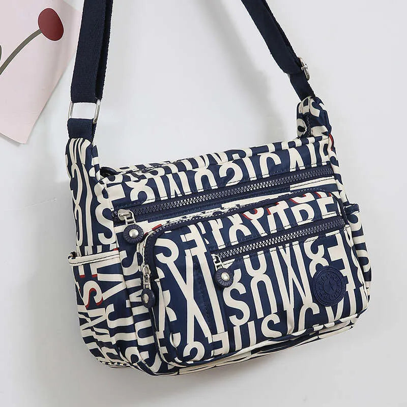 Classy Wardrobe Imported Satin Sling Bag – Multi-Pocket Shoulder & Crossbody Handbag