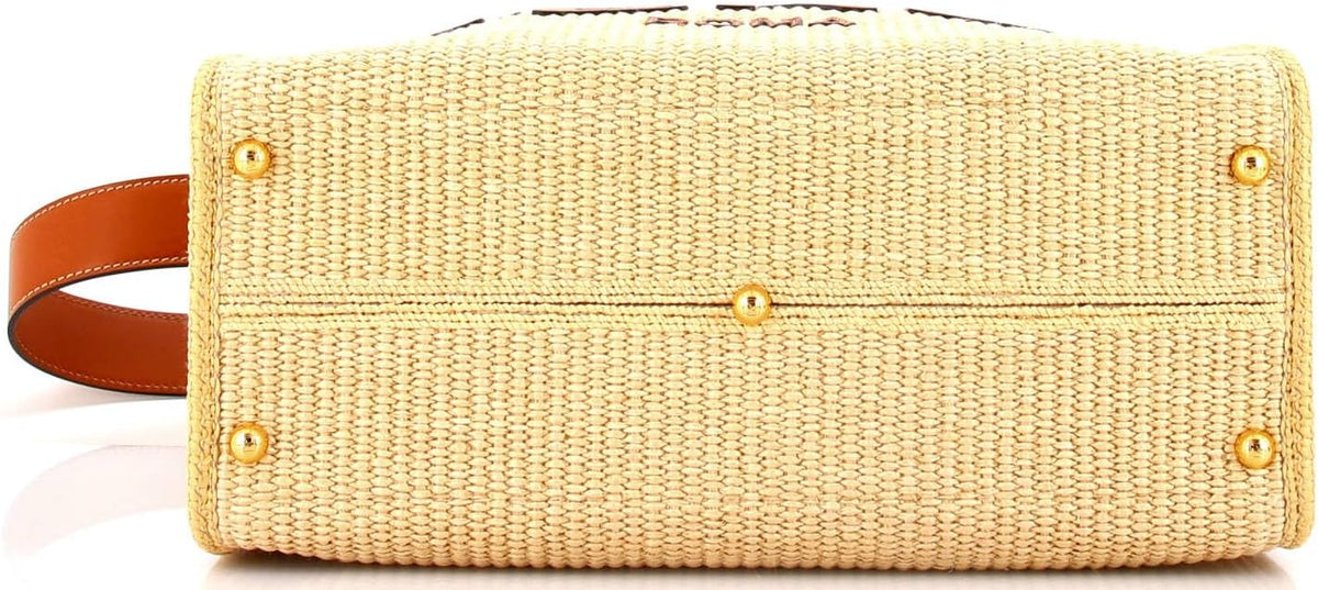 Classy Wardrobe Fendi Style Canvas Leather Hand Bag – Premium Showroom Surplus